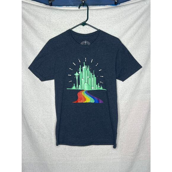 Choke Co Pride Collection (S) Emerald City Wizard of Oz Rainbow Brick Road Tee - Picture 6 of 9